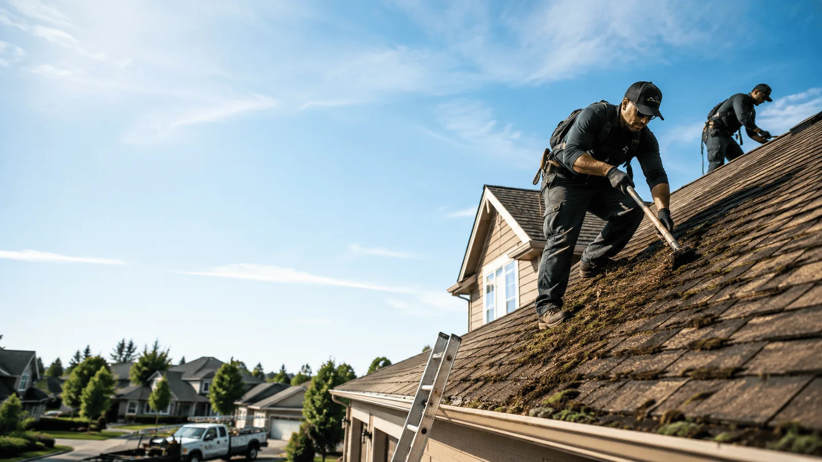 Roof Moss Removal in Gardner, KS near me